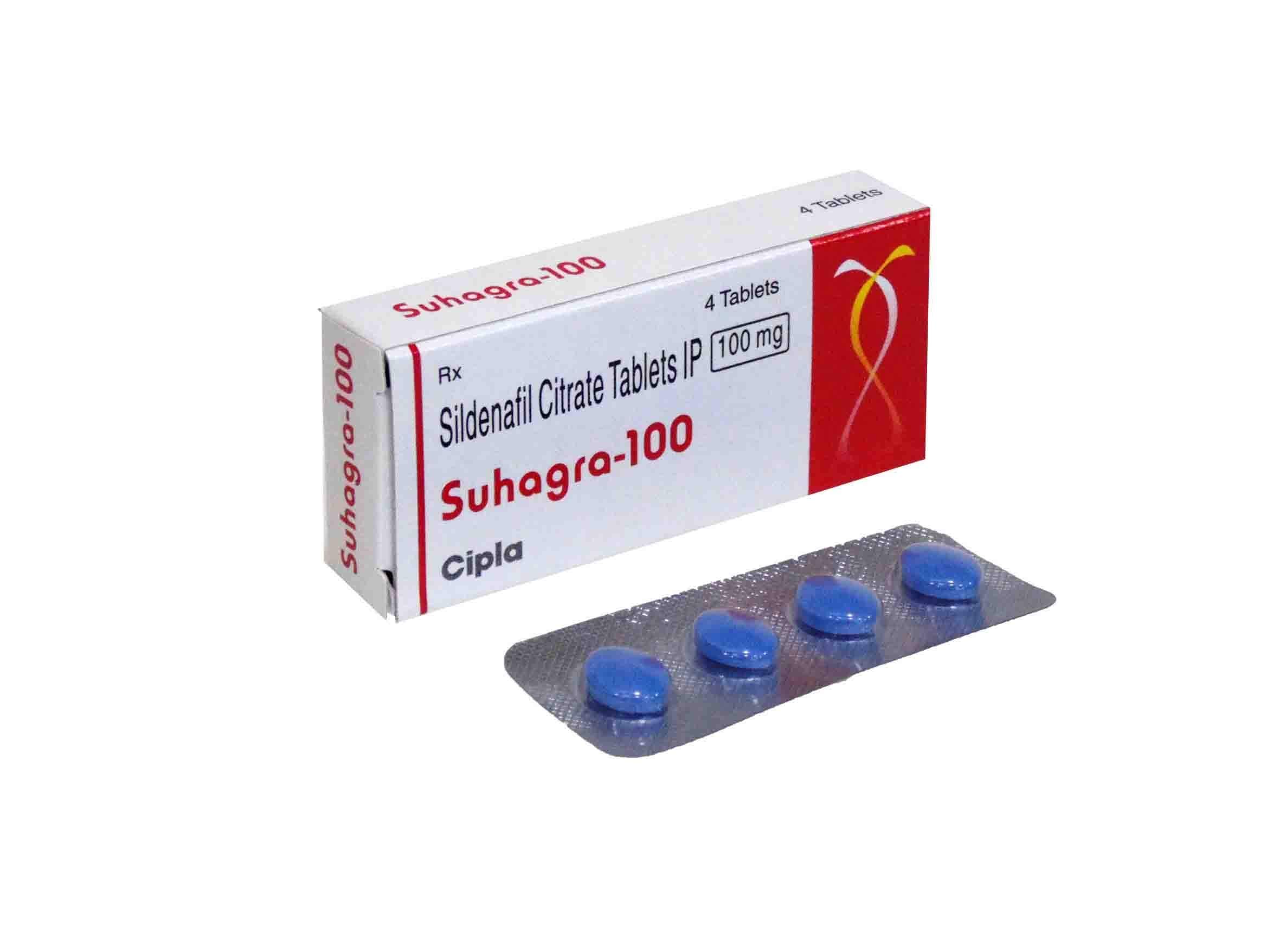 Suhagra 100 mg Sildenafil citrate 100mg